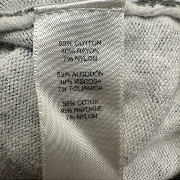 CHICOS SWEATER ASYMMETRICAL HEM Turtleneck Chicos Size 2 (Women’s Large) - Picture 7 of 10